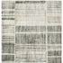 3' X 5' Grey Charcoal Ivory Tan Brown And Beige Geometric Power Loom Stain Resistant Area Rug